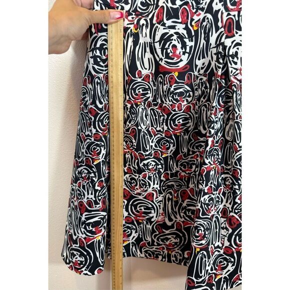 Adolfo Dominguez Abstract Open Back Sleeveless Women's Midi Dress Small - Picture 7 of 10